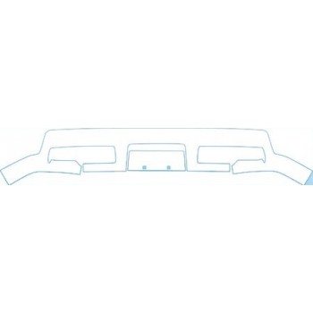 PAINT PROTECTION KIT - 2002 CADILLAC ESCALADE ESV LOWER BUMPER KIT - PRECUT PPF CLEAR BRA WRAP