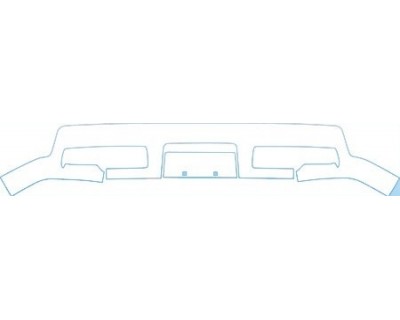 PAINT PROTECTION KIT - 2002 CADILLAC ESCALADE ESV LOWER BUMPER KIT - PRECUT PPF CLEAR BRA WRAP