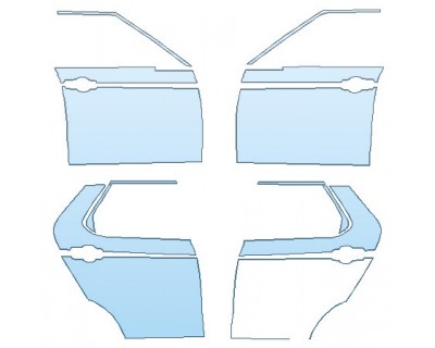 PAINT PROTECTION KIT - 2020 LAND ROVER DISCOVERY LANDMARK EDITION FULL DOORS - PRECUT PPF CLEAR BRA WRAP
