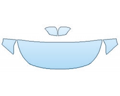 PAINT PROTECTION KIT - 2020 SUBARU LEGACY LIMITED XT HOOD (24 INCH WRAPPED EDGES) FENDERS MIRRORS - PRECUT PPF CLEAR BRA WRAP