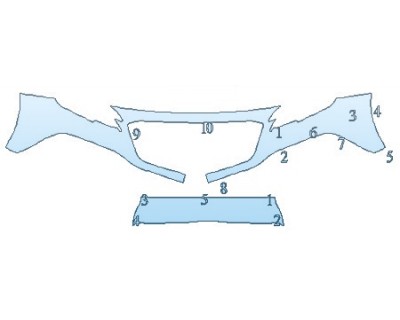 PAINT PROTECTION KIT - 2020 SUBARU OUTBACK LIMITED BUMPER - PRECUT PPF CLEAR BRA WRAP