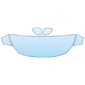 PAINT PROTECTION KIT - 2020 SUBARU OUTBACK PREMIER HOOD (24 INCH WRAPPED EDGES) FENDERS MIRRORS - PRECUT PPF CLEAR BRA WRAP