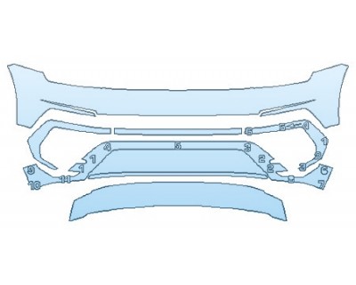 2020 VOLKSWAGEN ATLAS R-LINE Bumper