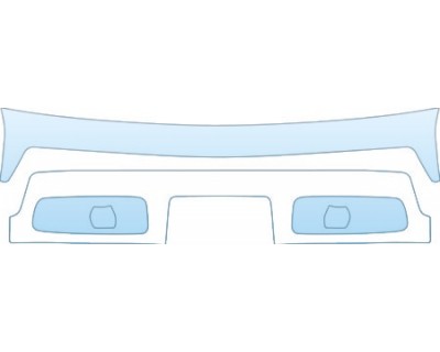 PAINT PROTECTION KIT - 2002 CADILLAC ESCALADE ESV BUMPER KIT - PRECUT PPF CLEAR BRA WRAP