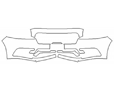 2020 LINCOLN CONTINENTAL RESERVE Bumper (Plate Cutout)