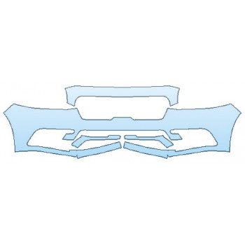 PAINT PROTECTION KIT - 2020 LINCOLN CONTINENTAL STANDARD BUMPER - PRECUT PPF CLEAR BRA WRAP