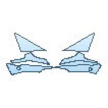 PAINT PROTECTION KIT - 2020 BMW 8 SERIES 840I XDRIVE COUPE MIRROR TRIM - PRECUT PPF CLEAR BRA WRAP