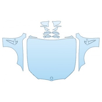 PAINT PROTECTION KIT - 2020 BMW 8 SERIES M8 M-COMPITION CONVERTIBLE FULL HOOD (WRAPPED EDGES) FENDERS MIRRORS - PRECUT PPF CLEAR BRA WRAP