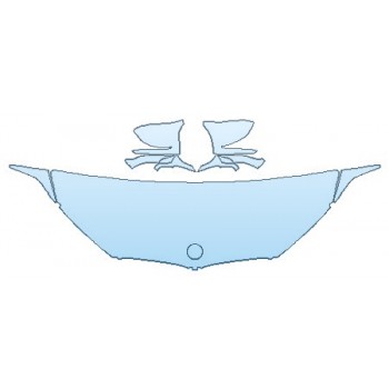 PAINT PROTECTION KIT - 2020 BMW 8 SERIES M8 M-COMPITION COUPE HOOD (24 INCH WRAPPED EDGES) FENDERS MIRRORS - PRECUT PPF CLEAR BRA WRAP