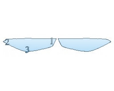 PAINT PROTECTION KIT - 2020 BMW 8 SERIES M8 M-COMPITION COUPE HEADLIIGHTS - PRECUT PPF CLEAR BRA WRAP