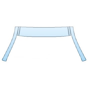 PAINT PROTECTION KIT - 2020 BMW 8 SERIES M8 M-COMPITION COUPE ROOF A-PILLARS - PRECUT PPF CLEAR BRA WRAP