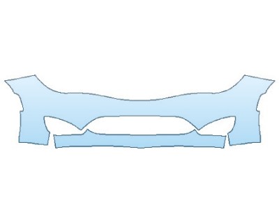 PAINT PROTECTION KIT - 2020 CHRYSLER PACIFICA TOURING BUMPER (2 PIECE) - PRECUT PPF CLEAR BRA WRAP