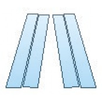 Precut PPF Kit – Clear Bra Paint Protection Film PAINT PROTECTION KIT - 2020 FORD ESCAPE TITANIUM B-PILLARS - PRECUT PPF CLEAR BRA WRAP