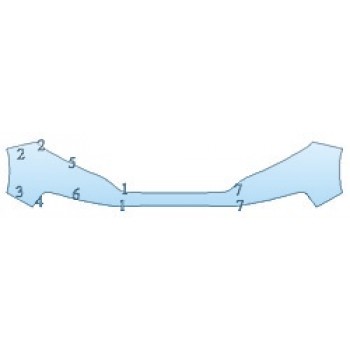 PAINT PROTECTION KIT - 2020 HONDA CR-V EX BUMPER - PRECUT PPF CLEAR BRA WRAP