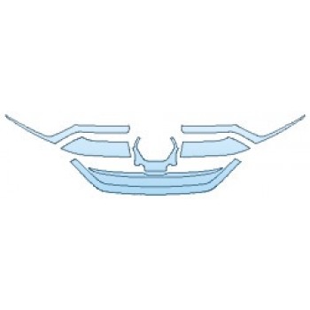 PAINT PROTECTION KIT - 2020 HONDA CR-V EX-L GRILLE - PRECUT PPF CLEAR BRA WRAP