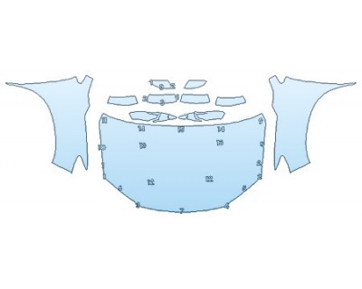 Precut PPF Kit – Clear Bra Paint Protection Film PAINT PROTECTION KIT - 2020 HONDA PILOT BLACK EDITION FULL HOOD FENDERS MIRRORS - PRECUT PPF CLEAR BRA WRAP