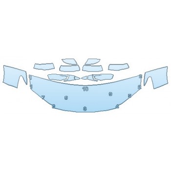 Precut PPF Kit – Clear Bra Paint Protection Film PAINT PROTECTION KIT - 2019 HONDA PILOT BLACK EDITION HOOD (24 INCH) FENDERS MIRRORS - PRECUT PPF CLEAR BRA WRAP