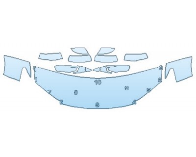 Precut PPF Kit – Clear Bra Paint Protection Film PAINT PROTECTION KIT - 2020 HONDA PILOT BLACK EDITION HOOD (24 INCH) FENDERS MIRRORS - PRECUT PPF CLEAR BRA WRAP