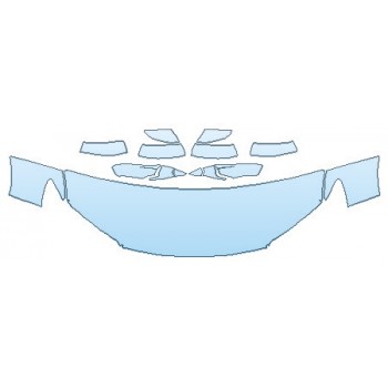 Precut PPF Kit – Clear Bra Paint Protection Film PAINT PROTECTION KIT - 2019 HONDA PILOT BLACK EDITION HOOD (24 INCH WRAPPED EDGES) FENDERS MIRRORS - PRECUT PPF CLEAR BRA WRAP