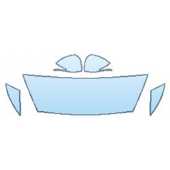 PAINT PROTECTION KIT - 2020 HYUNDAI SONATA LIMITED1 HOOD (18 INCH) FENDERS MIRRORS - PRECUT PPF CLEAR BRA WRAP