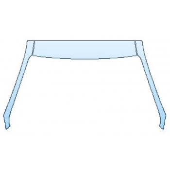 PAINT PROTECTION KIT - 2020 HYUNDAI SONATA LIMITED1 ROOF A-PILLARS - PRECUT PPF CLEAR BRA WRAP