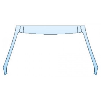 PAINT PROTECTION KIT - 2020 HYUNDAI SONATA LIMITED1 ROOF A-PILLARS (WITH PANORAMIC SUNROOF) - PRECUT PPF CLEAR BRA WRAP