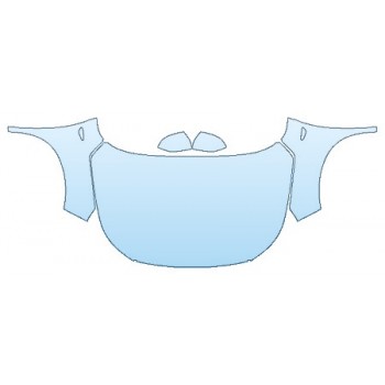 PAINT PROTECTION KIT - 2020 HYUNDAI VENUE SE FULL HOOD (WRAPPED EDGES) FENDERS MIRRORS - PRECUT PPF CLEAR BRA WRAP