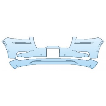 PAINT PROTECTION KIT - 2020 LINCOLN AVIATOR BLACK LABEL GRAND TOURING BUMPER - PRECUT PPF CLEAR BRA WRAP