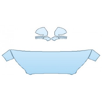 Precut PPF Kit – Clear Bra Paint Protection Film PAINT PROTECTION KIT - 2020 LINCOLN AVIATOR RESERVE HOOD (24 INCH WRAPPED EDGES) FENDERS MIRRORS - PRECUT PPF CLEAR BRA WRAP