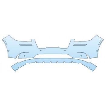 PAINT PROTECTION KIT - 2020 LINCOLN CORSAIR RESERVE BUMPER - PRECUT PPF CLEAR BRA WRAP