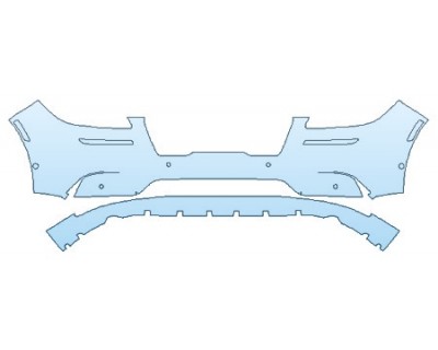 PAINT PROTECTION KIT - 2020 LINCOLN CORSAIR RESERVE BUMPER - PRECUT PPF CLEAR BRA WRAP