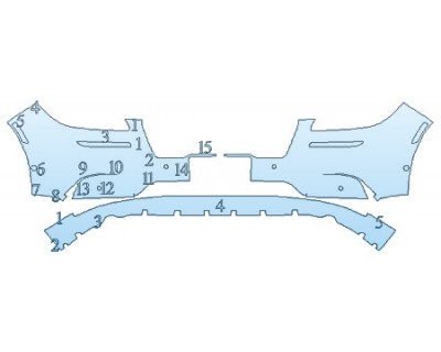 2020 LINCOLN CORSAIR RESERVE Bumper (Split)