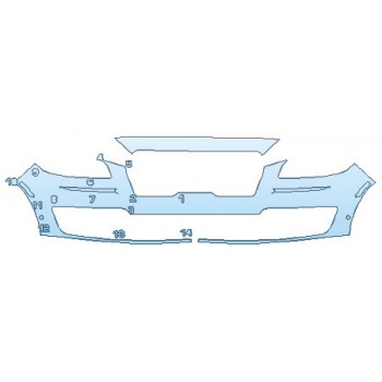 Precut PPF Kit – Clear Bra Paint Protection Film PAINT PROTECTION KIT - 2020 LINCOLN NAUTILUS BLACK LABEL BUMPER (1 PIECE) - PRECUT PPF CLEAR BRA WRAP