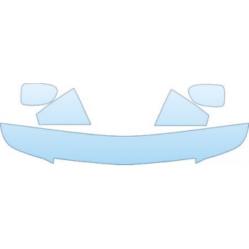 2003 CADILLAC ESCALADE ESV  Hood Fender Mirror Kit - PRECUT PPF CLEAR BRA WRAP