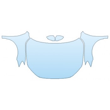 PAINT PROTECTION KIT - 2020 VOLKSWAGEN PASSAT SE FULL HOOD (WRAPPED EDGES) FENDERS MIRRORS - PRECUT PPF CLEAR BRA WRAP