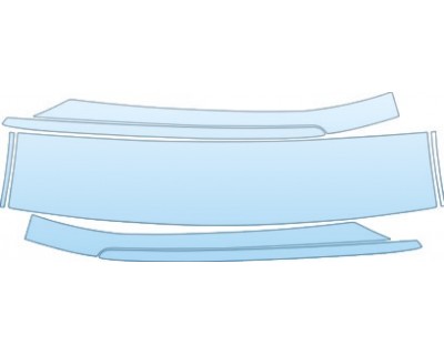 PAINT PROTECTION KIT - 2007 CADILLAC CTS V ROOF A-PILLARS KIT - PRECUT PPF CLEAR BRA WRAP