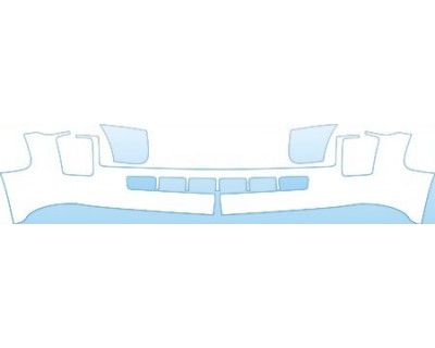 PAINT PROTECTION KIT - 2004 CADILLAC SRX LOWER BUMPER KIT - PRECUT PPF CLEAR BRA WRAP