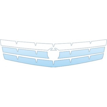 PAINT PROTECTION KIT - 2004 CADILLAC SRX GRILLE KIT - PRECUT PPF CLEAR BRA WRAP