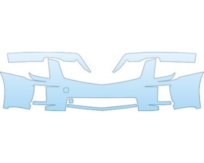 PAINT PROTECTION KIT - 2007 CADILLAC SRX SPORT BUMPER KIT - PRECUT PPF CLEAR BRA WRAP