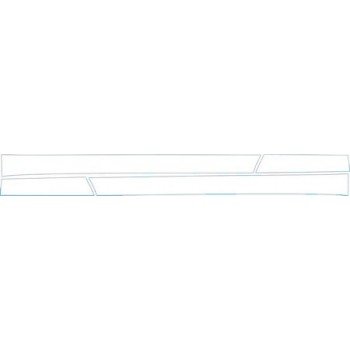 PAINT PROTECTION KIT - 2005 CADILLAC XLR V ROCKERS KIT - PRECUT PPF CLEAR BRA WRAP