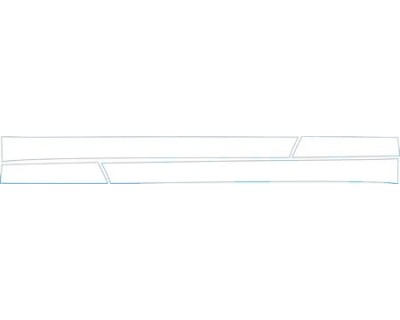 PAINT PROTECTION KIT - 2005 CADILLAC XLR V ROCKERS KIT - PRECUT PPF CLEAR BRA WRAP