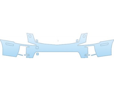 PAINT PROTECTION KIT - 2006 CADILLAC STS V UPPER BUMPER KIT - PRECUT PPF CLEAR BRA WRAP