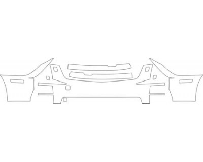 2007 CADILLAC STS BASE  Bumper (with Washers) Kit