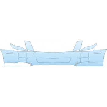 PAINT PROTECTION KIT - 2010 CADILLAC STS BASE  BUMPER KIT - PRECUT PPF CLEAR BRA WRAP