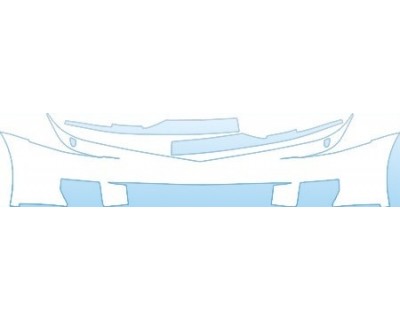 PAINT PROTECTION KIT - 2009 CADILLAC XLR V BUMPER(WITH WASHERS) KIT - PRECUT PPF CLEAR BRA WRAP