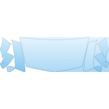 PAINT PROTECTION KIT - 2010 CADILLAC XLR V  HOOD FENDER MIRRORS KIT - PRECUT PPF CLEAR BRA WRAP