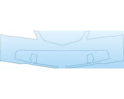 PAINT PROTECTION KIT - 2004 ACURA TSX BASE MODEL BUMPER - PRECUT PPF CLEAR BRA WRAP