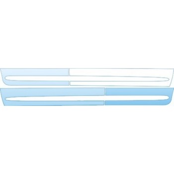 PAINT PROTECTION KIT - 2009 CHRYSLER PT CRUISER BASE CONVERTIBLE DOORS WITH TRIM KIT - PRECUT PPF CLEAR BRA WRAP