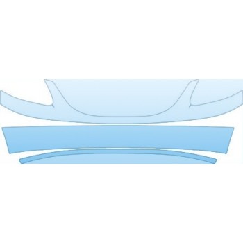 PAINT PROTECTION KIT - 2001 CHRYSLER TOWN &AMP; COUNTRY LX BUMPER KIT - PRECUT PPF CLEAR BRA WRAP
