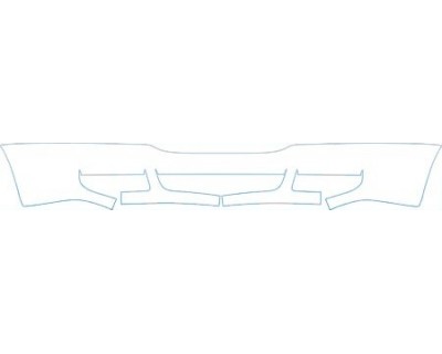 PAINT PROTECTION KIT - 2007 CHRYSLER TOWN &AMP; COUNTRY SE LOWER BUMPER KIT - PRECUT PPF CLEAR BRA WRAP